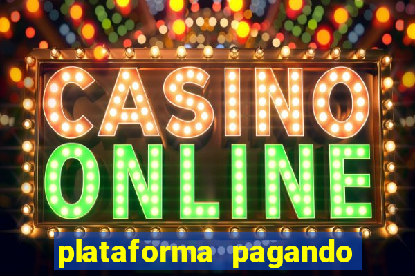 plataforma pagando bonus no cadastro